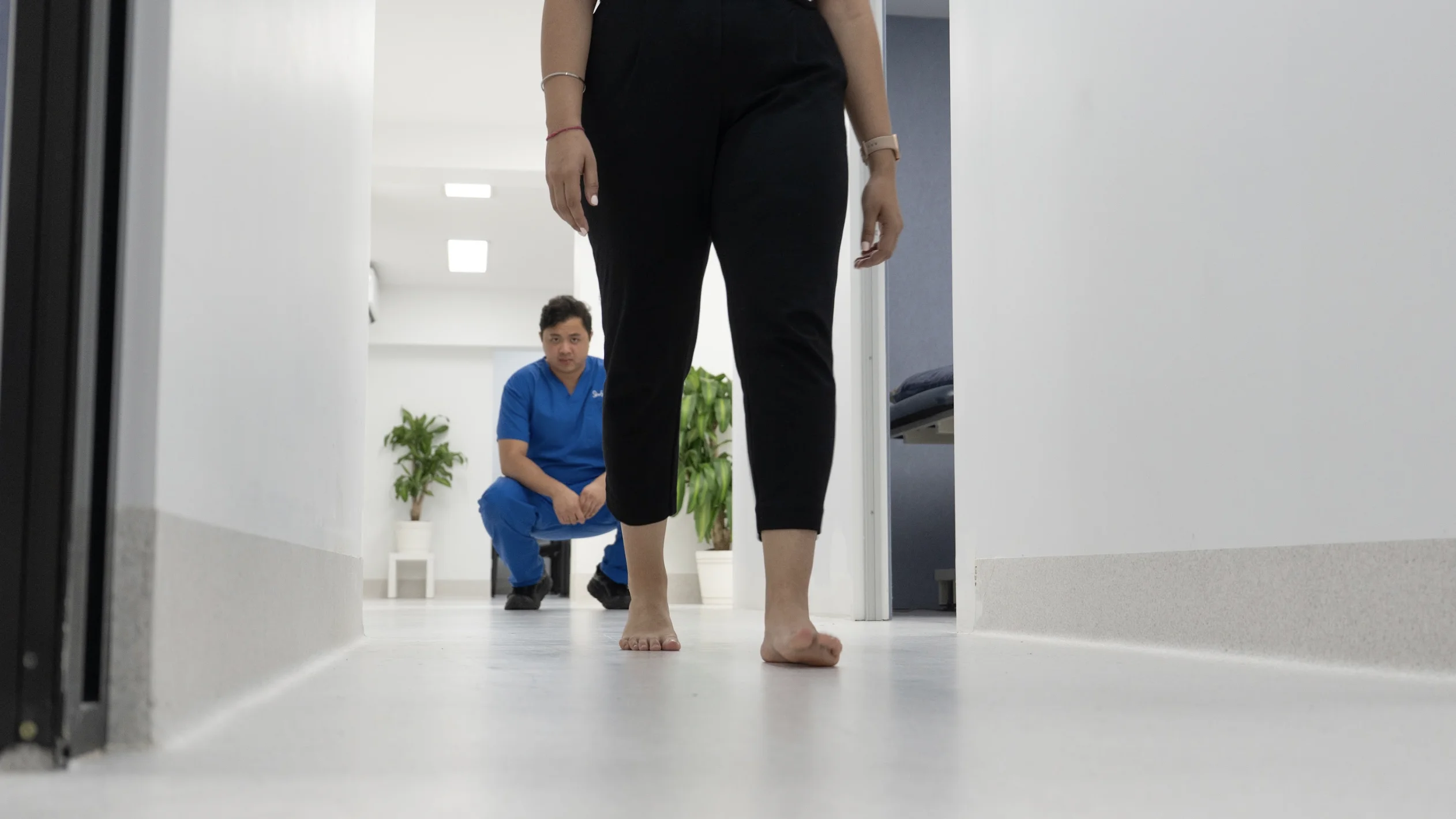 Simba Health physio team treating a patient