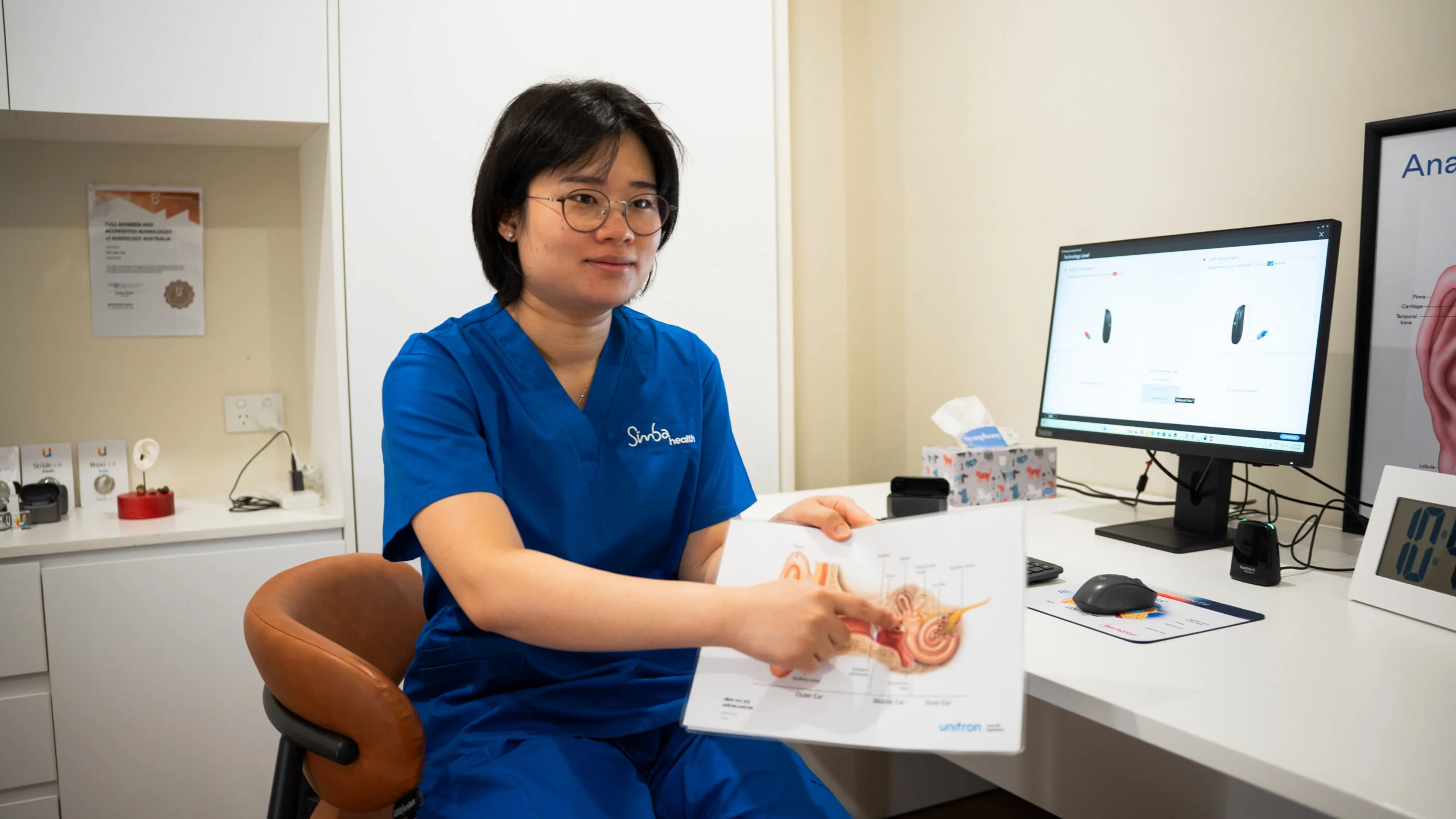 Audiologist providing expert guidance