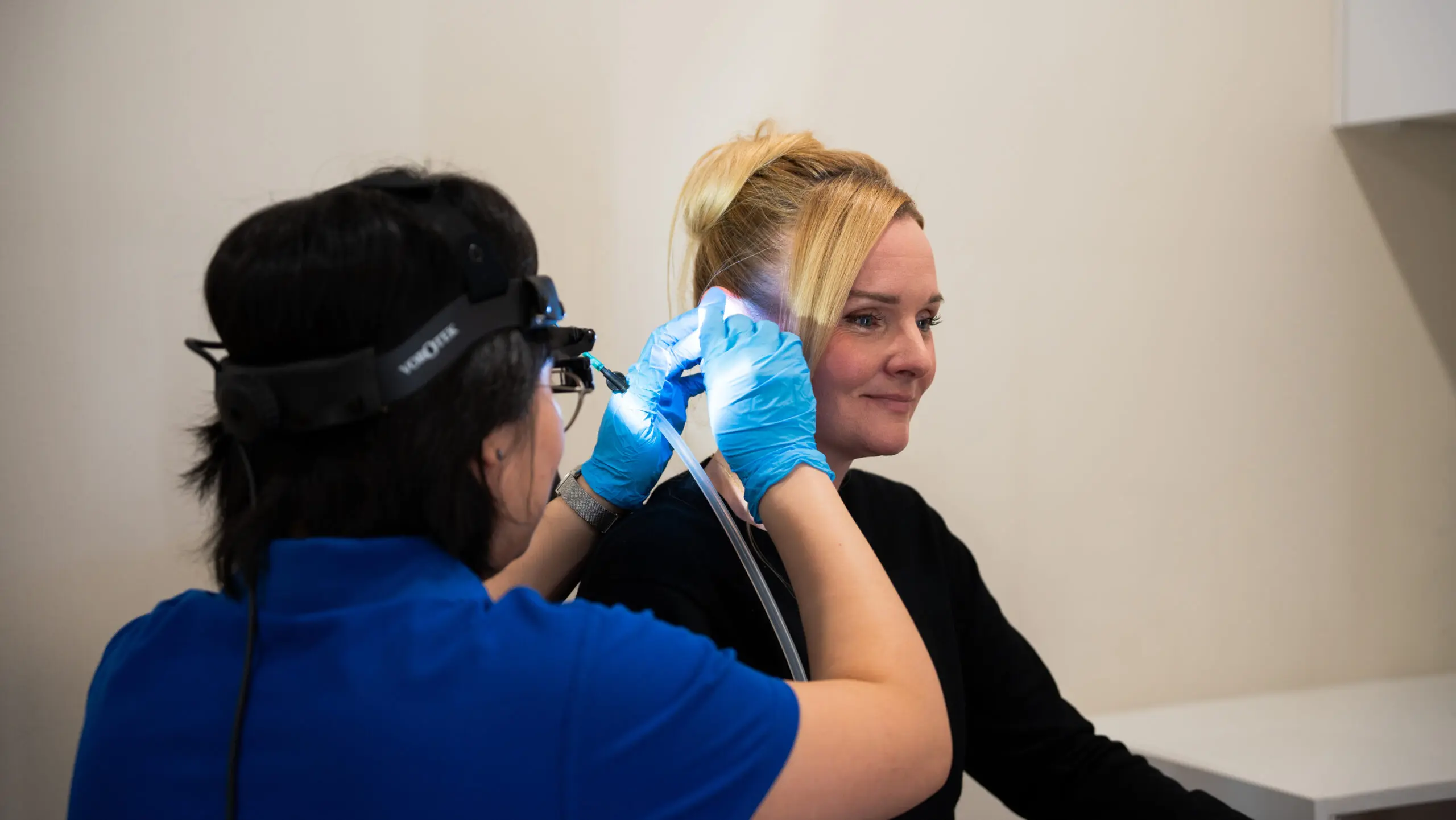 Ear wax removal procedure